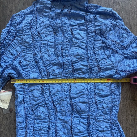 Free People Blue Midi Dress with Intricate Details - Picture 6 of 7